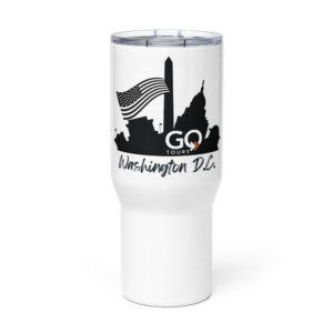Washington DC Travel mug with a handle